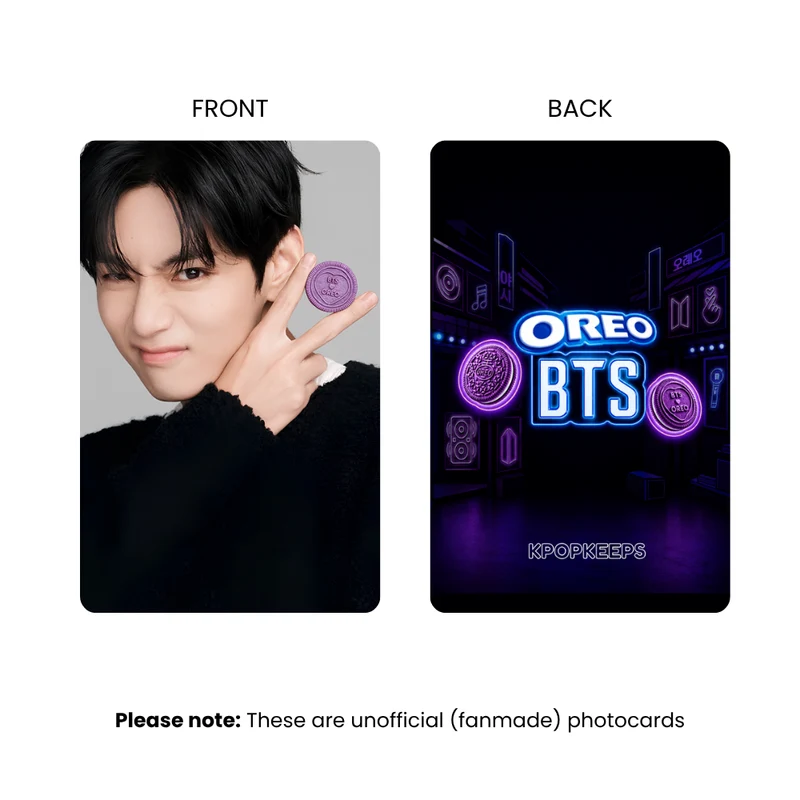 BTS x Oreo Photocard Set | K-Pop Collectible