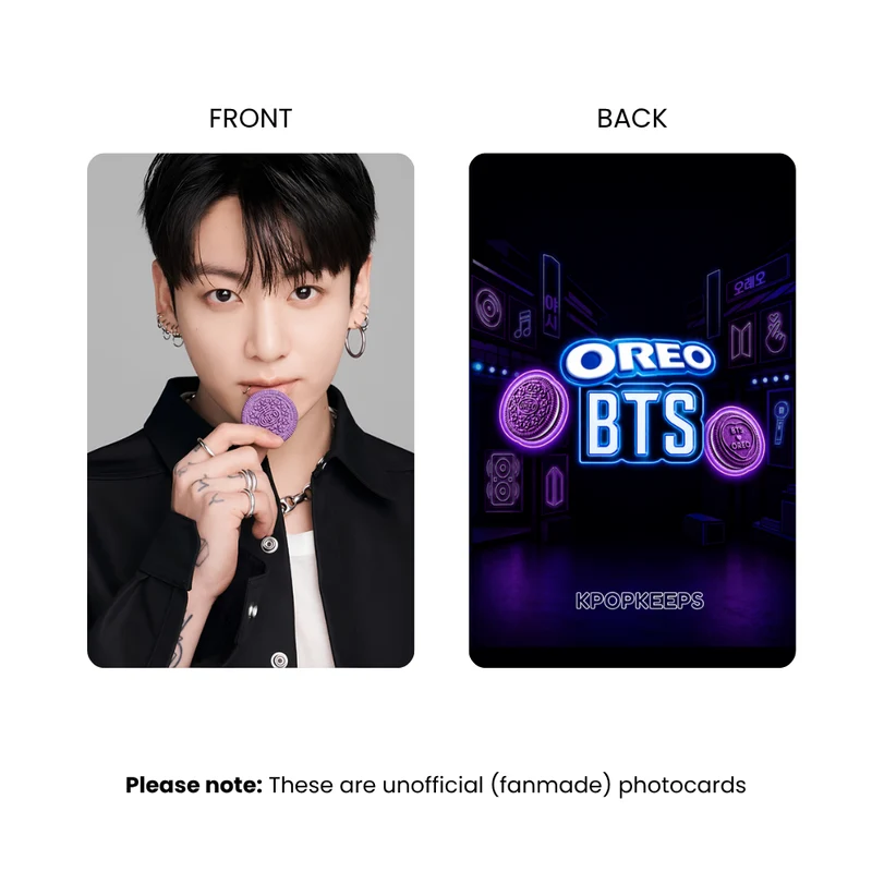 BTS x Oreo Photocard Set | K-Pop Collectible