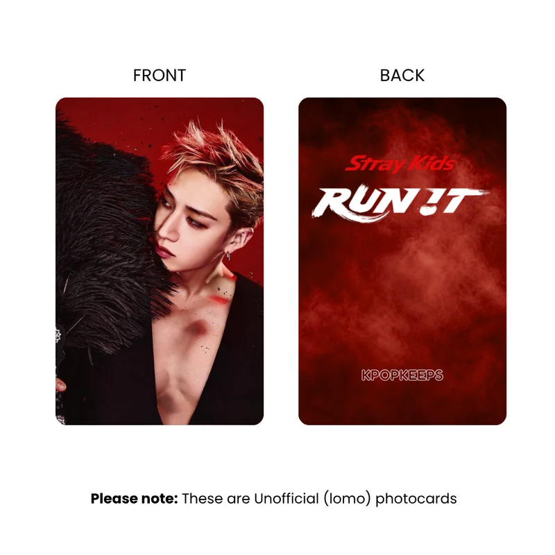Stray Kids RUN IT World Tour (Set B) Photocards | KPop Collectible