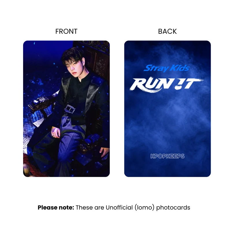 Stray Kids RUN IT World Tour (Set B) Photocards | KPop Collectible