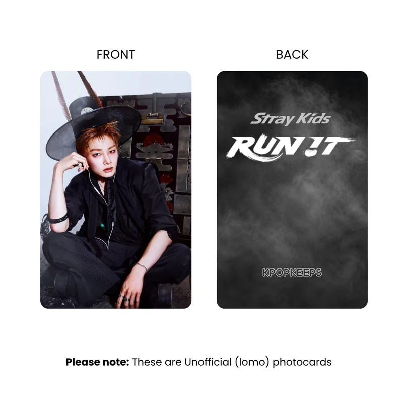 Stray Kids RUN IT World Tour (Set B) Photocards | KPop Collectible