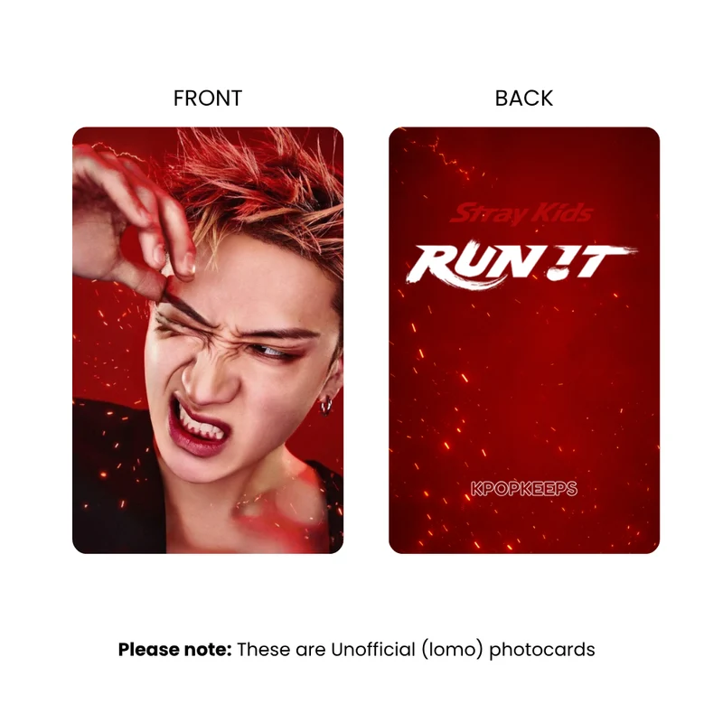 Stray Kids RUN IT World Tour (Set A) Photocards | KPop Collectible