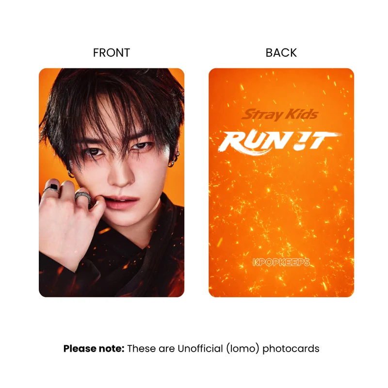 Stray Kids RUN IT World Tour (Set A) Photocards | KPop Collectible