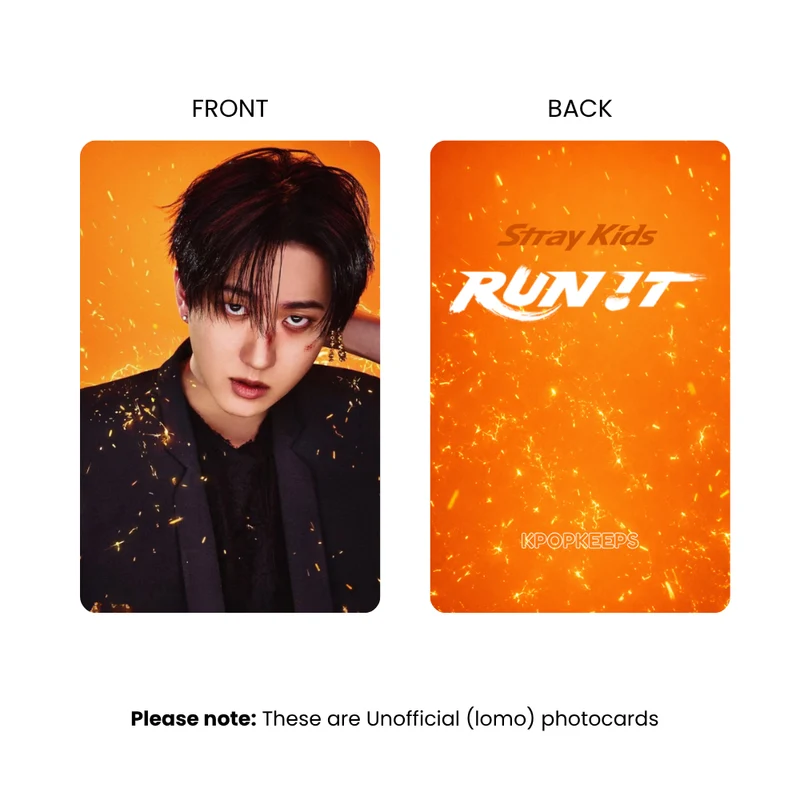 Stray Kids RUN IT World Tour (Set A) Photocards | KPop Collectible