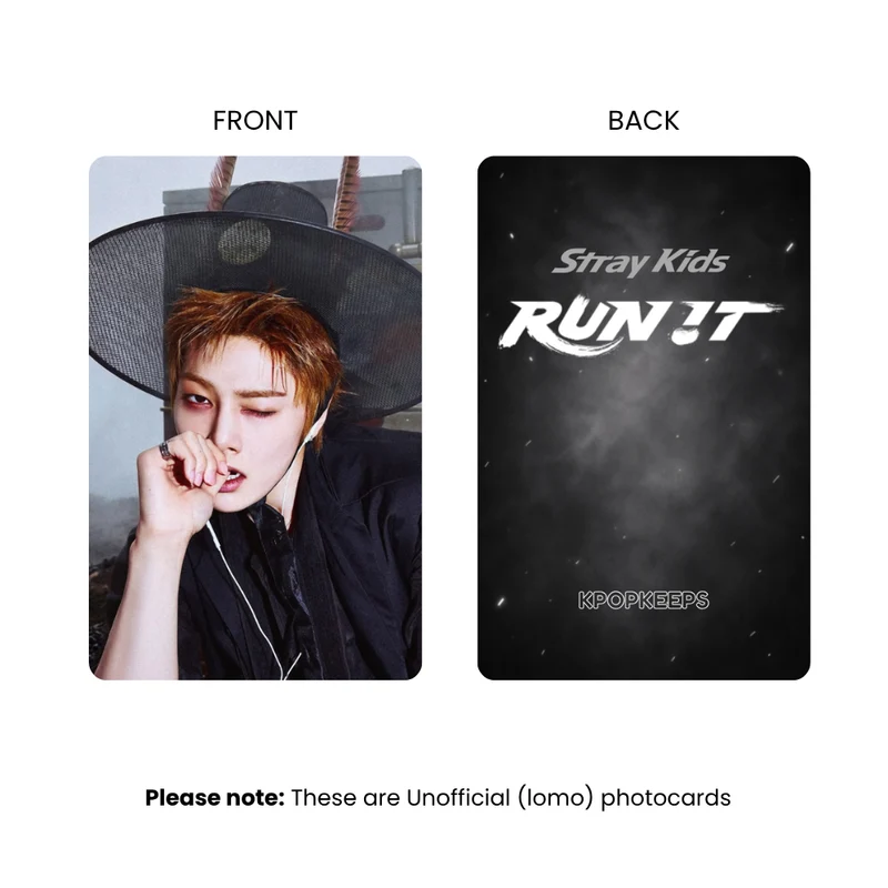 Stray Kids RUN IT World Tour (Set A) Photocards | KPop Collectible