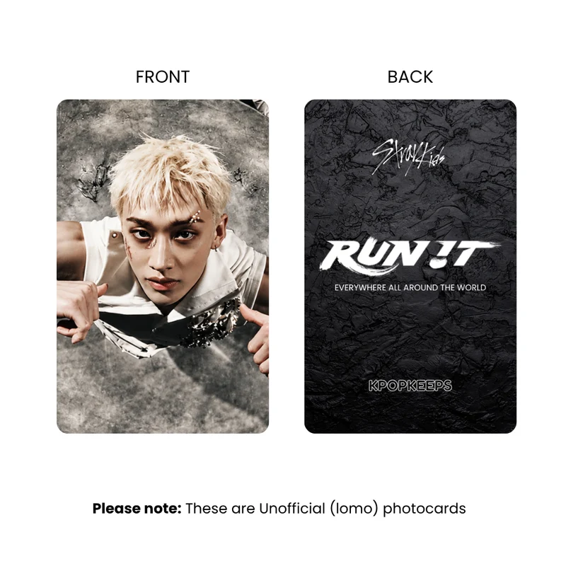 Stray Kids RUN IT MV Photocards | KPop Collectible