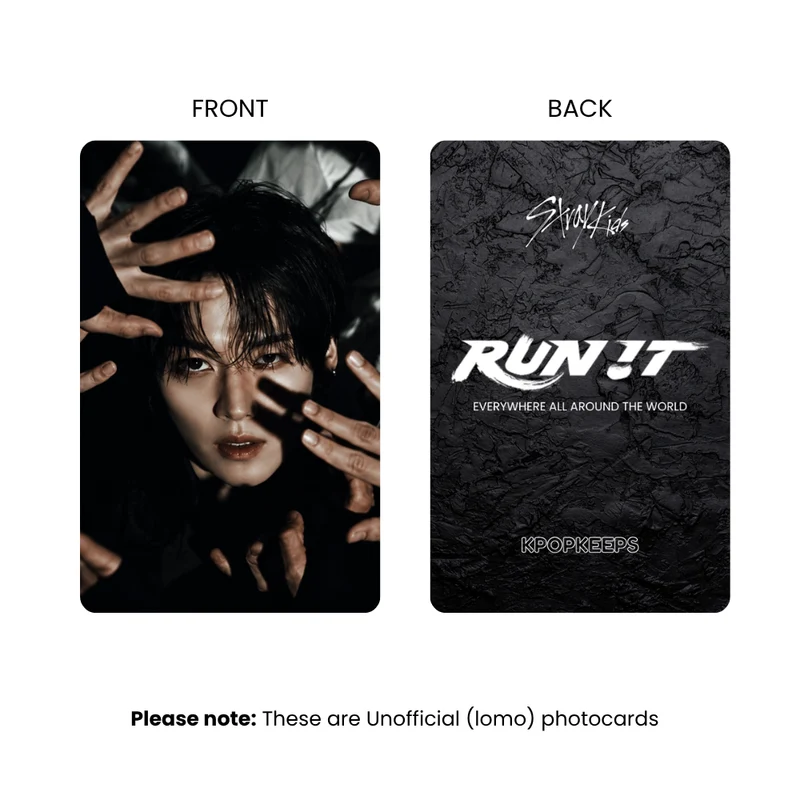 Stray Kids RUN IT MV Photocards | KPop Collectible