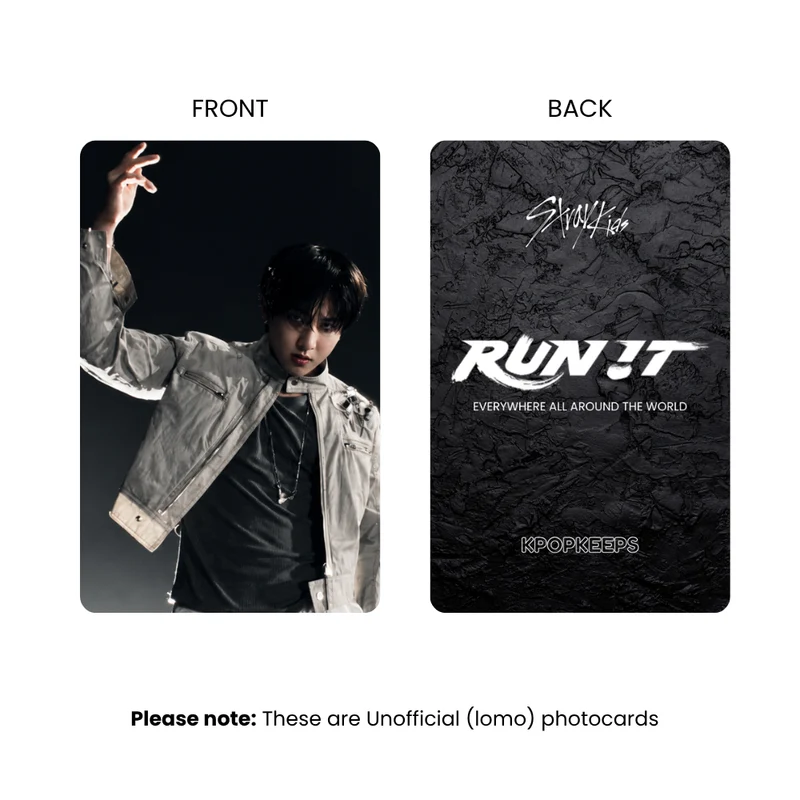 Stray Kids RUN IT MV Photocards | KPop Collectible