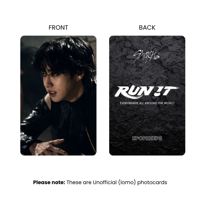 Stray Kids RUN IT MV Photocards | KPop Collectible