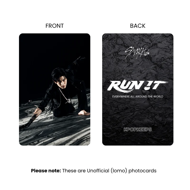 Stray Kids RUN IT MV Photocards | KPop Collectible