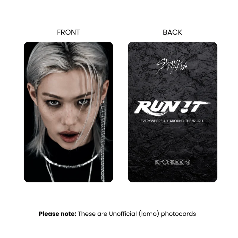 Stray Kids RUN IT MV Photocards | KPop Collectible