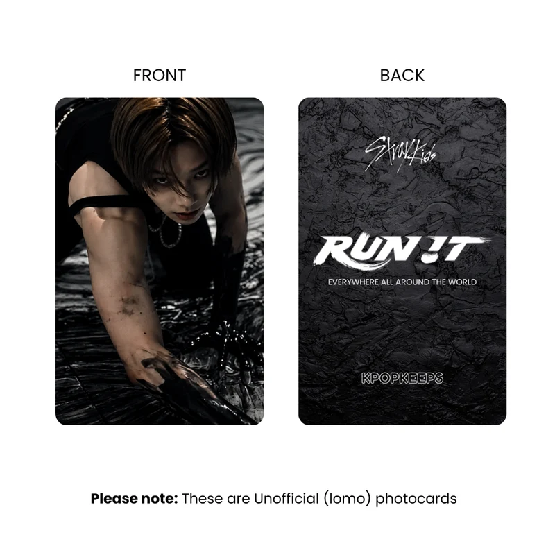 Stray Kids RUN IT MV Photocards | KPop Collectible