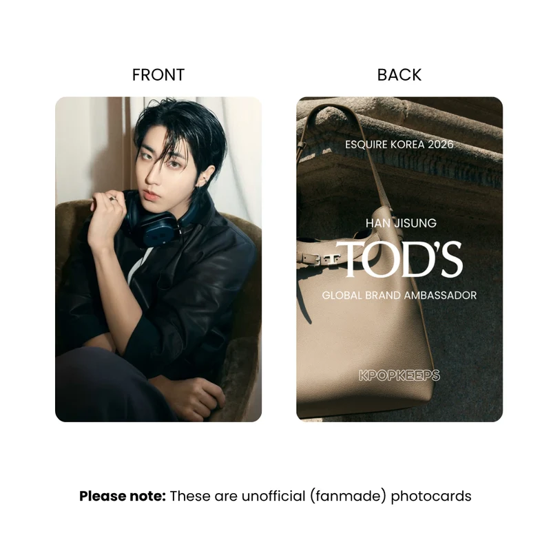 Stray Kids HAN X TOD's Photocard Set | K-Pop Collectible