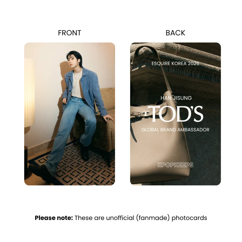 Stray Kids HAN X TOD's Photocard Set | K-Pop Collectible