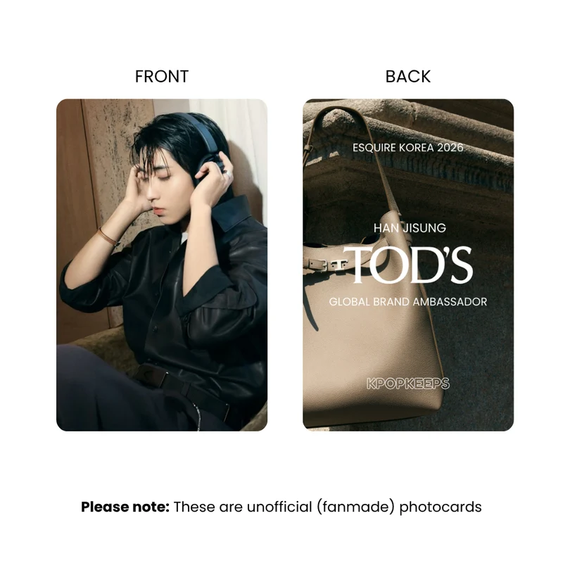 Stray Kids HAN X TOD's Photocard Set | K-Pop Collectible