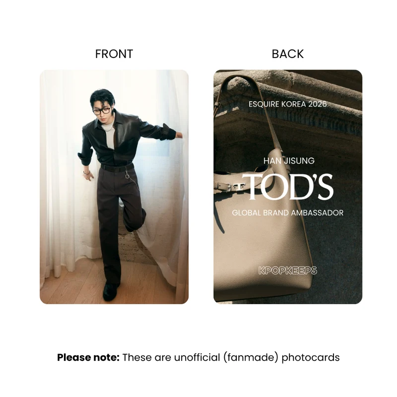 Stray Kids HAN X TOD's Photocard Set | K-Pop Collectible