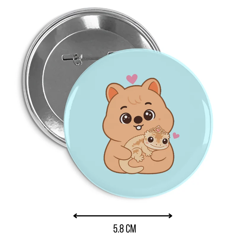 Stray Kids Han Quokka & Princess Richard Badge