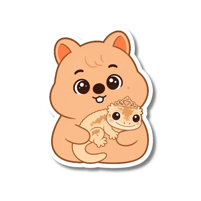 Stray Kids Han Quokka & Princess Richard Stickers