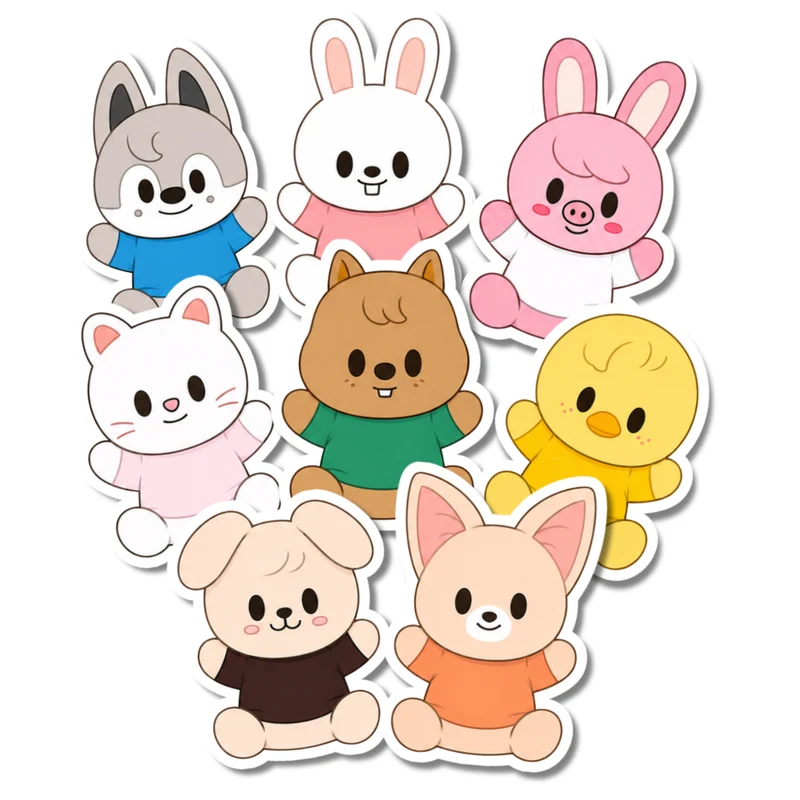 Stray Kids SKZOO Hug Me Stickers