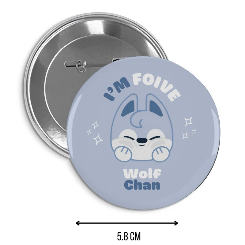 Stray Kids SKZOO Inspired Pin Badge | SKZ K-Pop Collectible