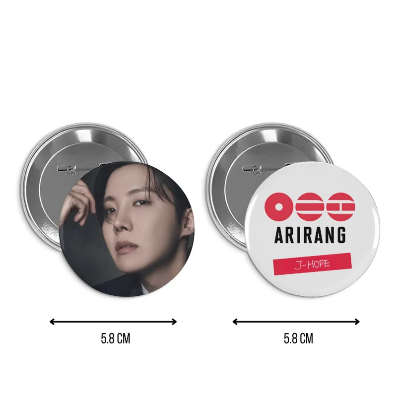 BTS Arirang Pin Badge Set | World Tour 2026 | BTS K-Pop Collectible