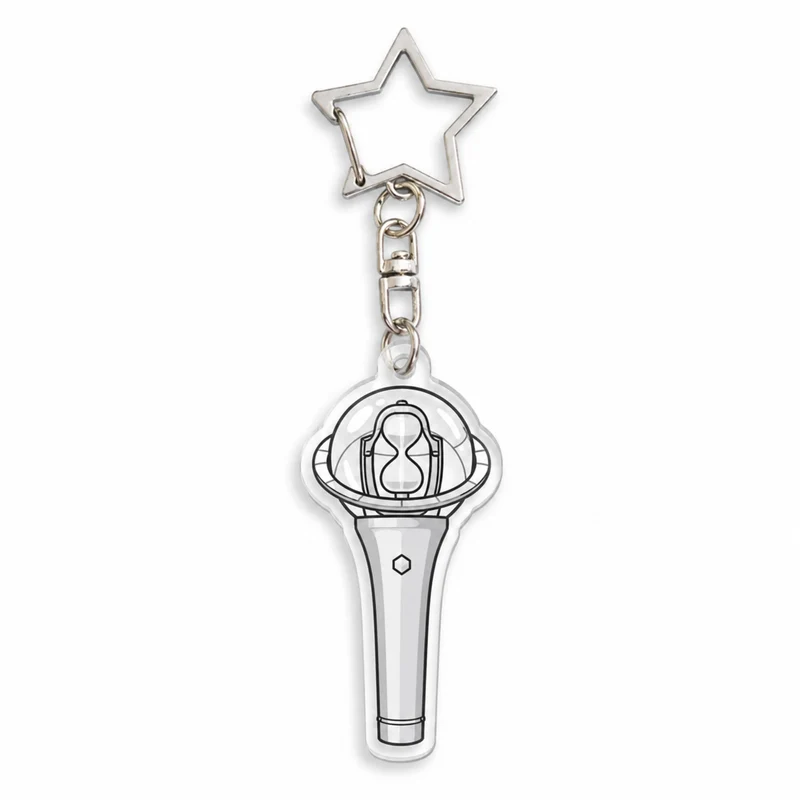 ATEEZ Lightstick Acrylic Keychain