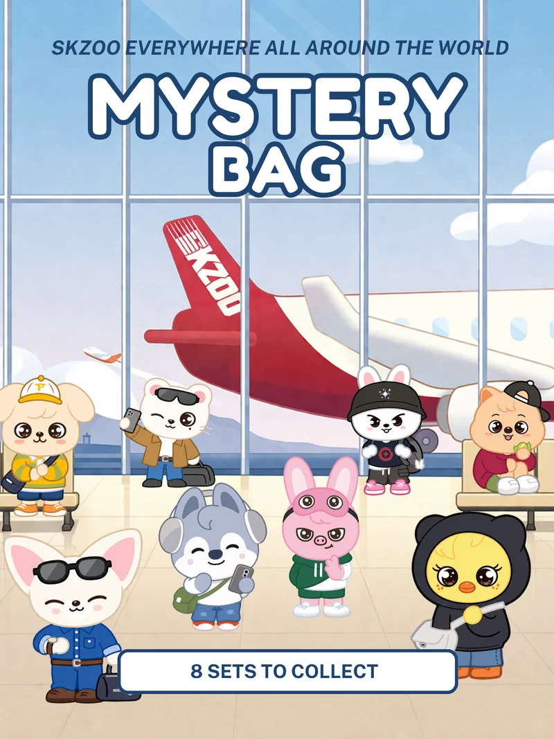 [KOREA VER.] Stray Kids SKZOO Everywhere All Around The World Mystery Bag
