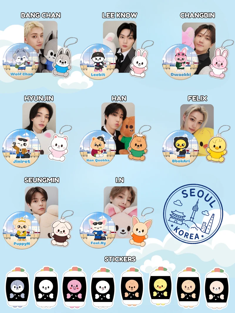 [KOREA VER.] Stray Kids SKZOO Everywhere All Around The World Mystery Bag