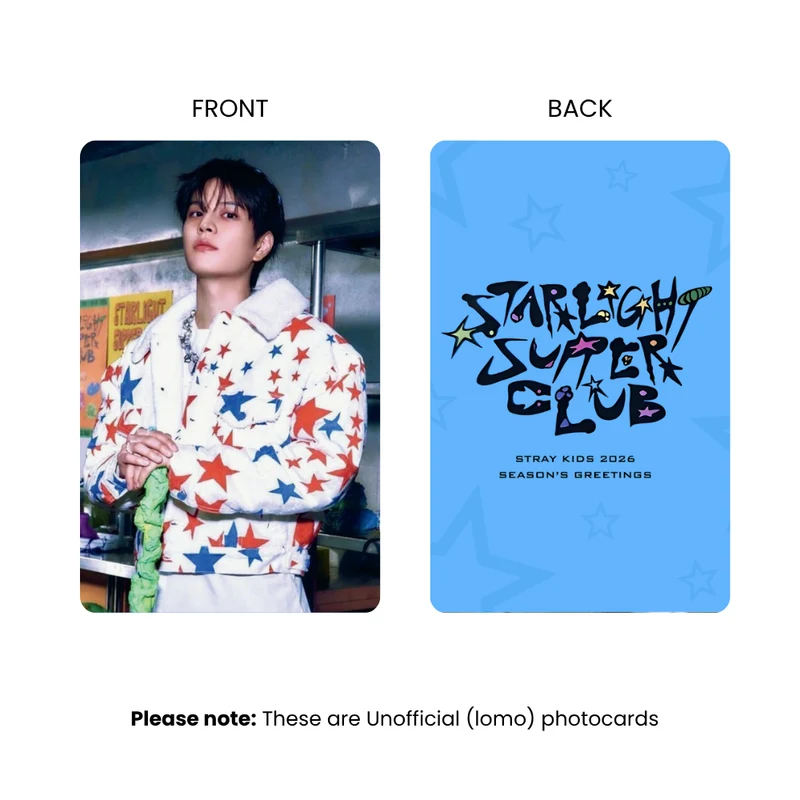 Stray Kids Starlight Supper Club Photocards (SET A) | KPop Collectible