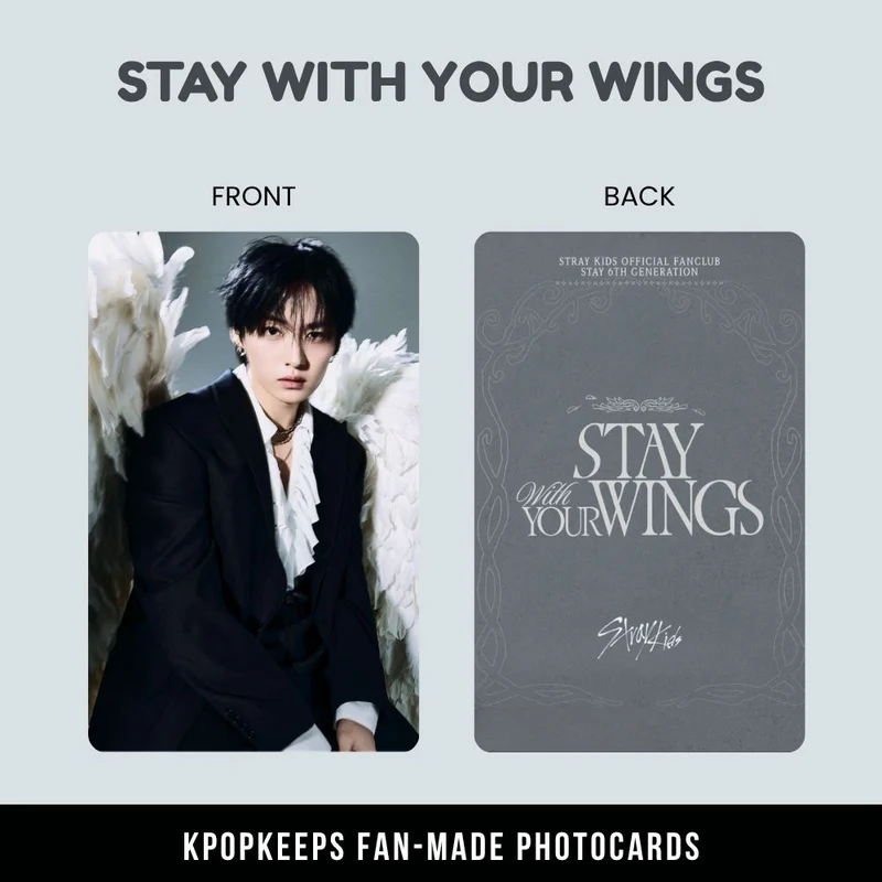 Stray Kids STAY With Your Wings Photocards | KPop Collectible