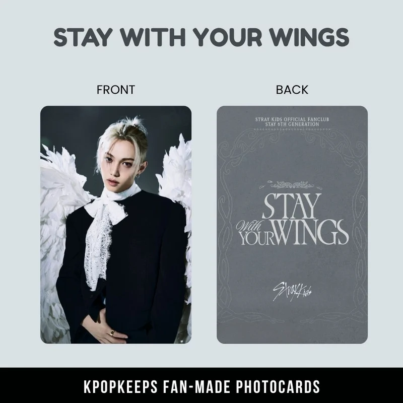 Stray Kids STAY With Your Wings Photocards | KPop Collectible