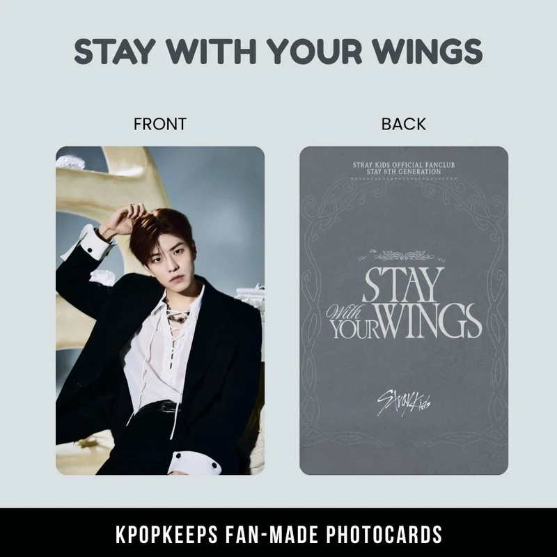 Stray Kids STAY With Your Wings Photocards | KPop Collectible