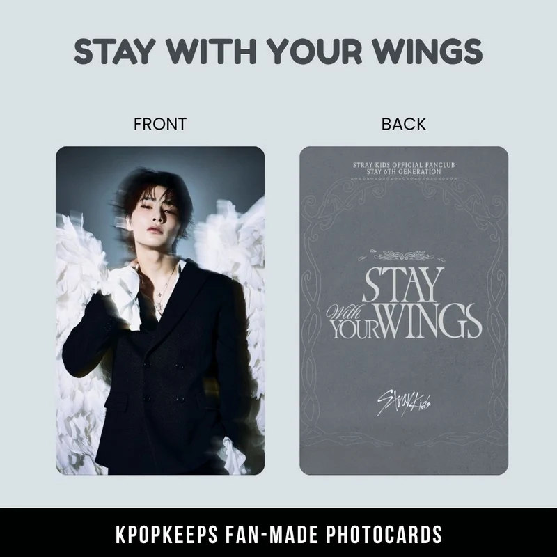 Stray Kids STAY With Your Wings Photocards | KPop Collectible