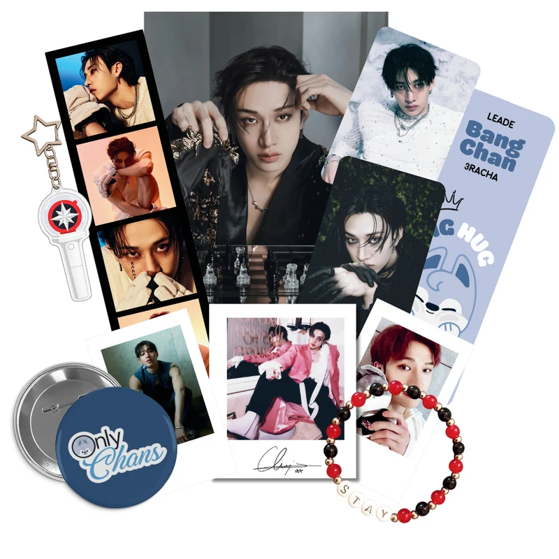 Stray Kids Mystery Bundle | 5–11 K-pop Items (Photocards, Keychains + More)