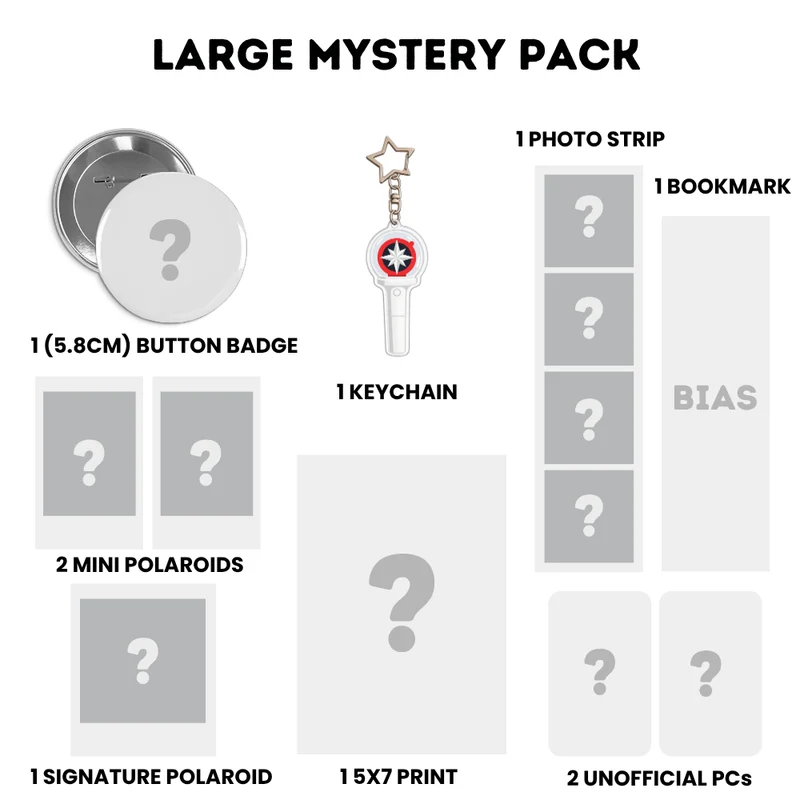 Stray Kids Mystery Bundle | 5–11 K-pop Items (Photocards, Keychains + More)
