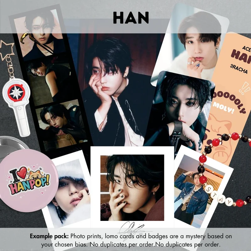 Stray Kids Mystery Bundle | 5–11 K-pop Items (Photocards, Keychains + More)