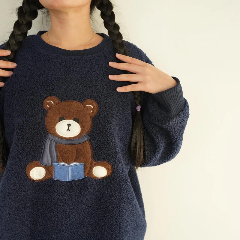 BTS - Bangtan Bear RM (Women's Sherpa Sweatshirt)