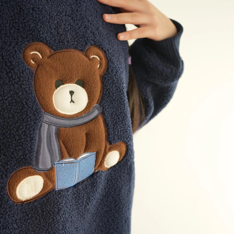 BTS - Bangtan Bear RM (Women's Sherpa Sweatshirt)