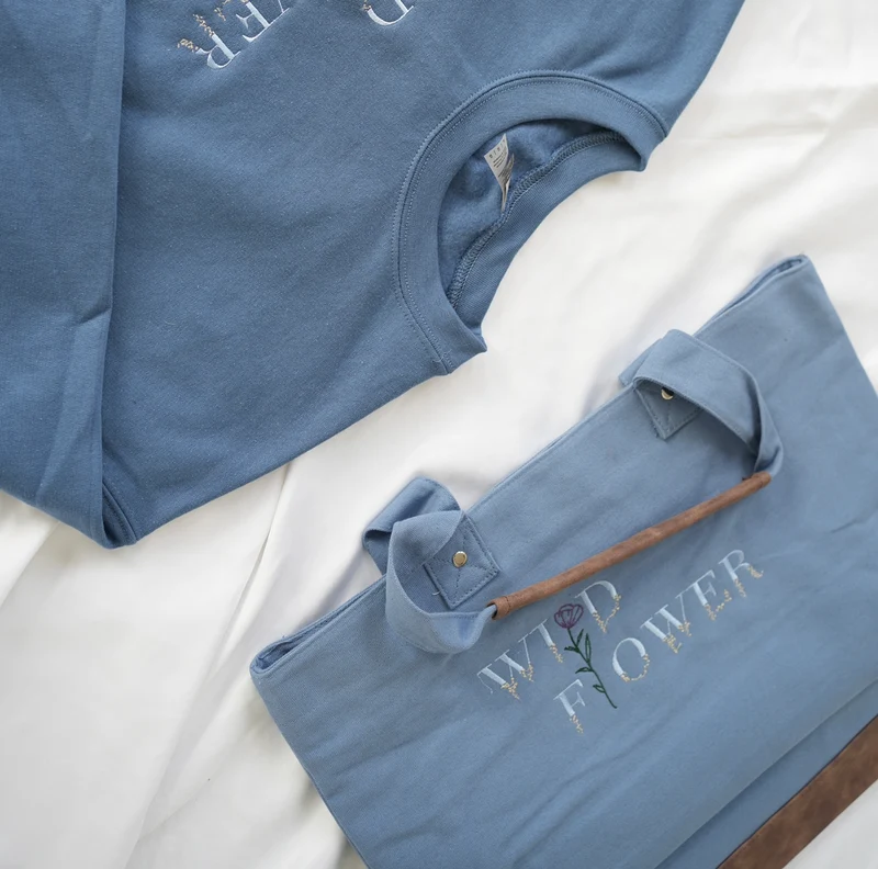 BTS RM - Wild Flower (Indigo) Tote