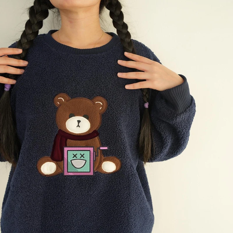 BTS - Bangtan Bear JHope (Women's Sherpa Sweatshirt)