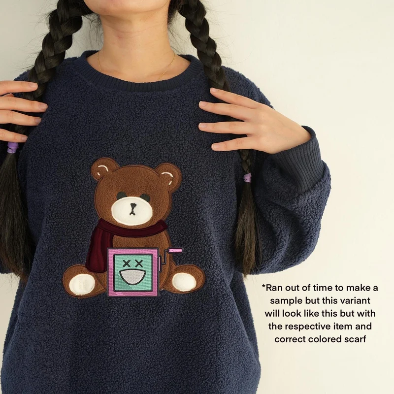 BTS - Bangtan Bear Suga (Women's Sherpa Sweatshirt)