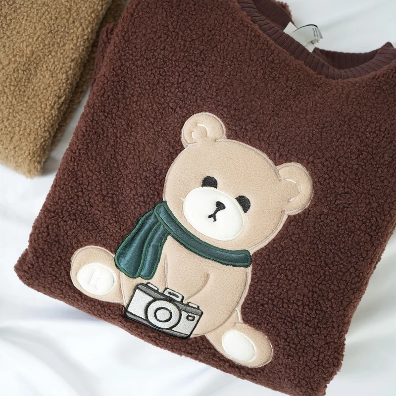 BTS - Bangtan Bear V (Women's Sherpa Sweatshirt)