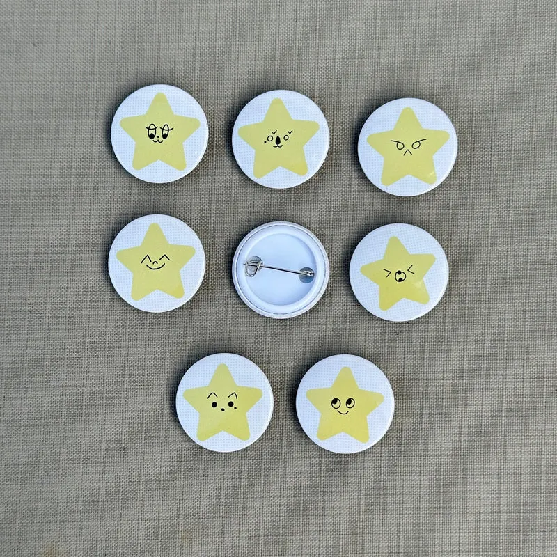 nct 127 starfish mini badges