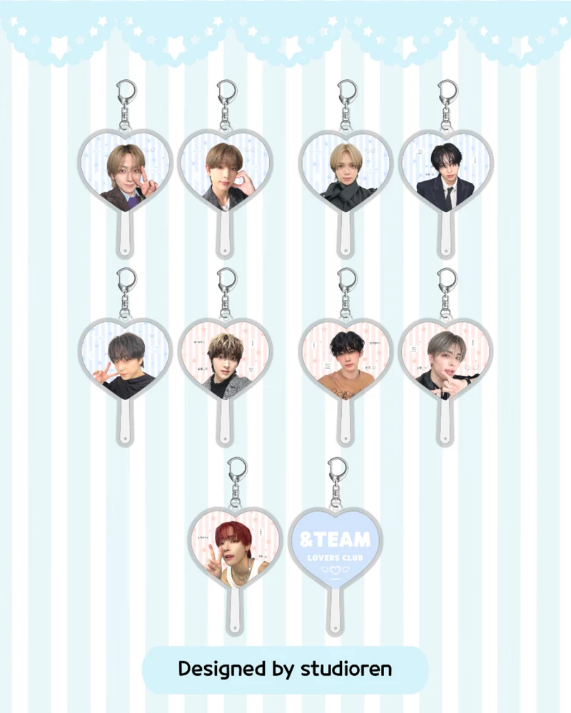 &TEAM Picket fan keychains