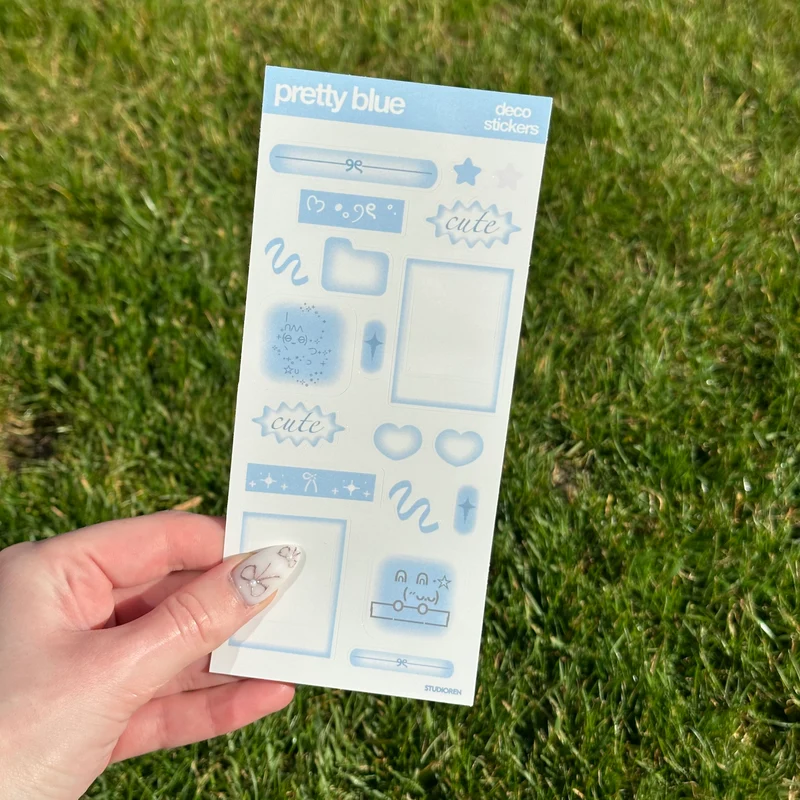 Korean deco sticker sheet