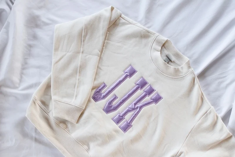 BTS Original Initials (With Satin Fabric Filling)