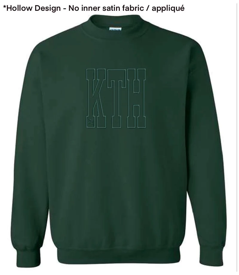 BTS - Hello I'm ____ (7 Initials Hollow Design Sweatshirts)