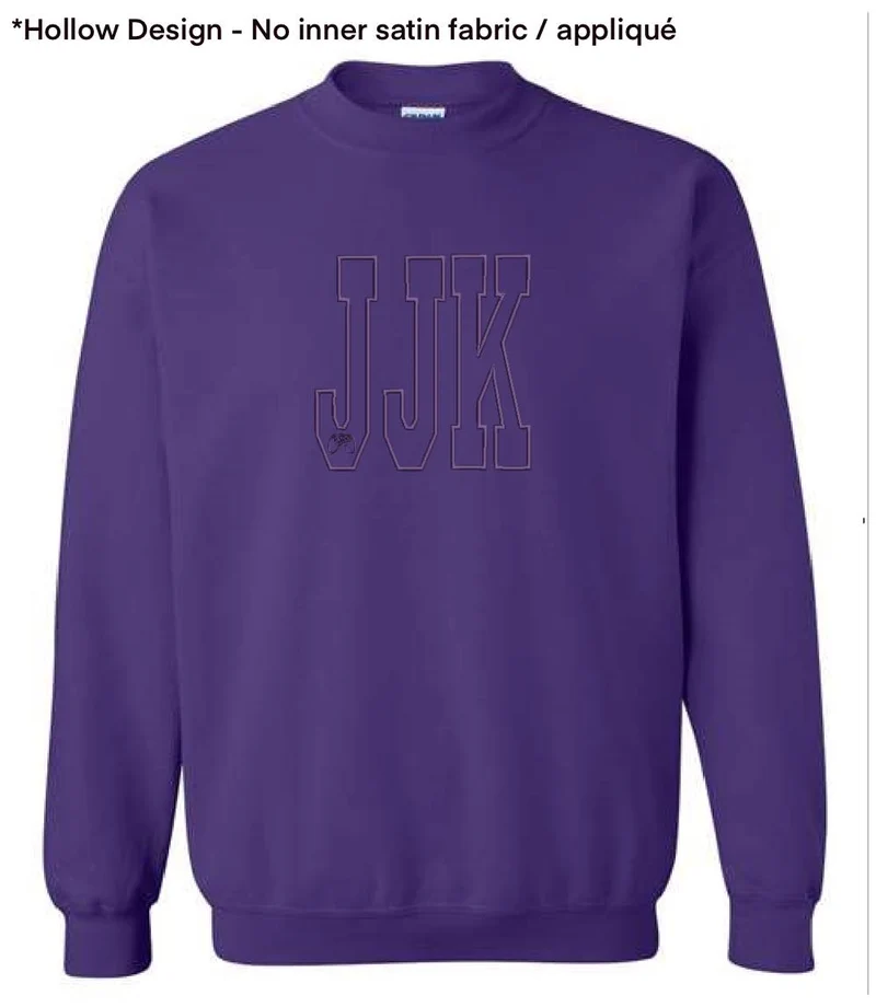 BTS - Hello I'm ____ (7 Initials Hollow Design Sweatshirts)