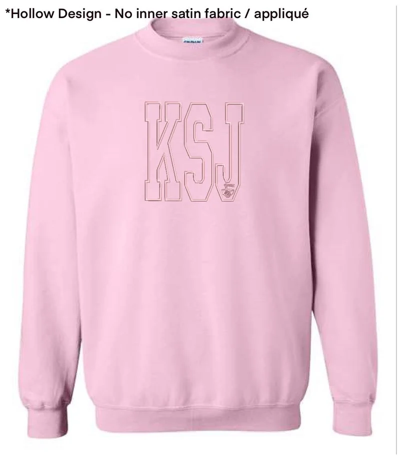 BTS - Hello I'm ____ (7 Initials Hollow Design Sweatshirts)