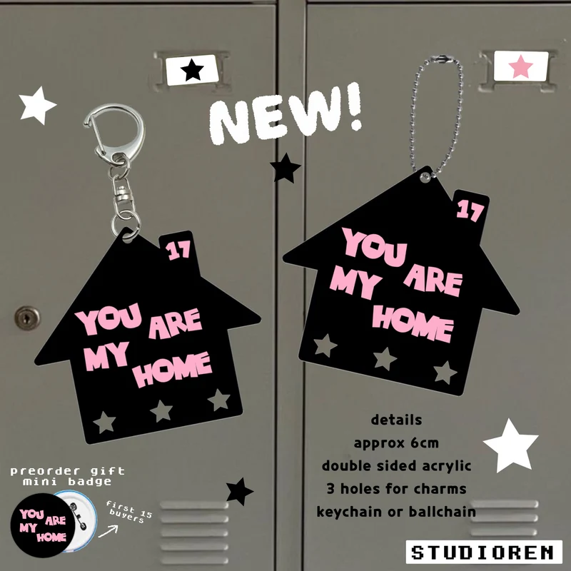 SVT home charm holder keychain